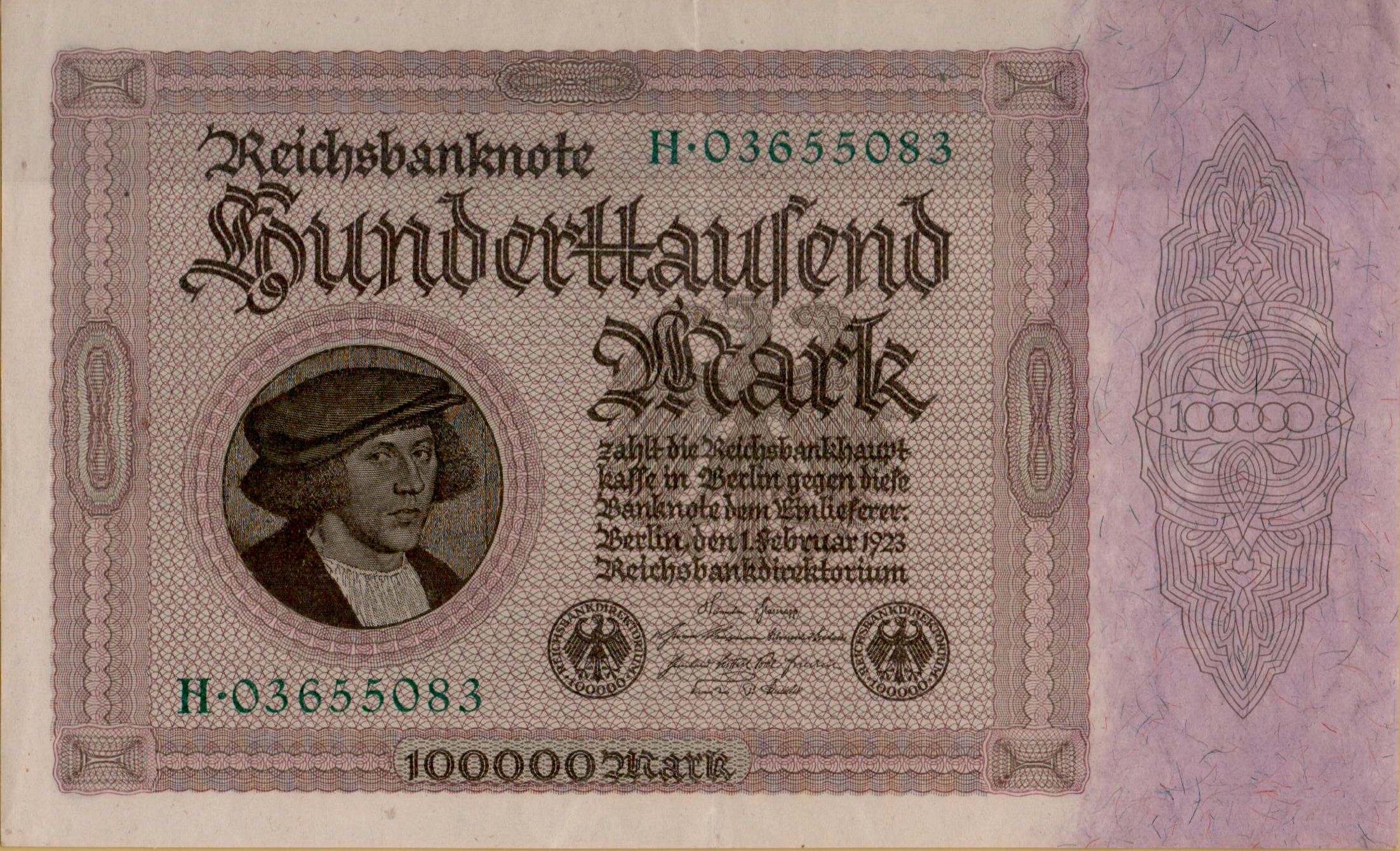 Germany 100000 1923 UNC- P-83/a